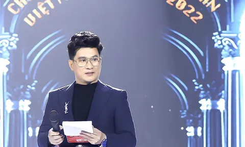 MC Minh Hưng - Người dẫn chương trình đêm chung kết Hoa hậu Doanh nhân Việt Nam Toàn cầu 2022