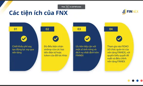 FINNEX: FNX - TOKEN THUỘC HỆ SINH THÁI FINNEX