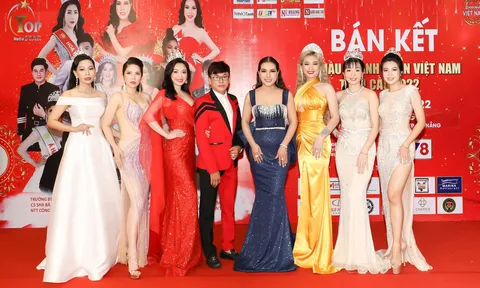 Á hoàng Kim Âm hào hứng trước phần trình diễn bán kết của thí sinh Hoa hậu Doanh nhân Toàn cầu 2022