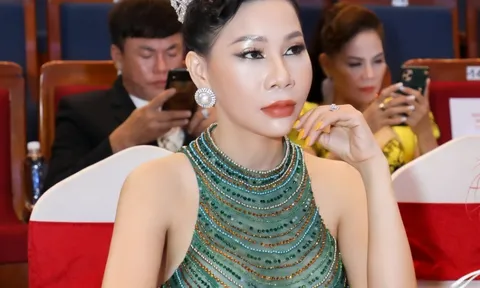 Á hoàng Nguyễn Thị Kim Âm tham gia chấm thi Chung kết Hoa hậu Doanh nhân Việt Nam Toàn cầu 2022