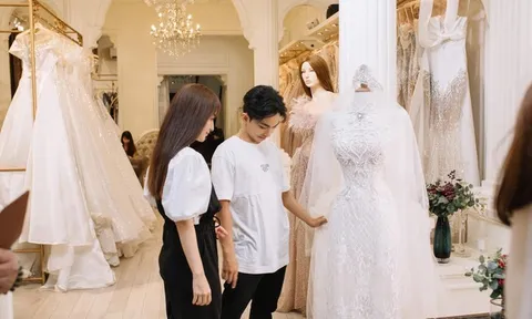 Khánh Thi đi thử váy cưới, ngày vui đã đến?