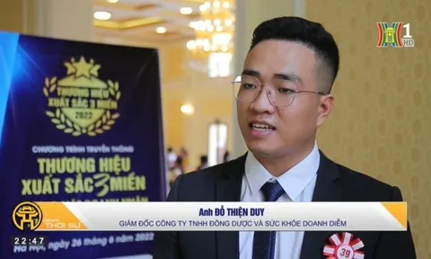 CEO Đỗ Thiện Duy nói gì sau khi nhận Vinh danh TOP 10 Thương hiệu xuất sắc ba miền năm 2022