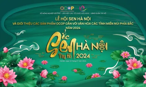 MV "Tình Sen" của Nhà báo Vương Xuân Nguyên và NSƯT Hương Giang khởi động Lễ hội Sen Hà Nội 2024